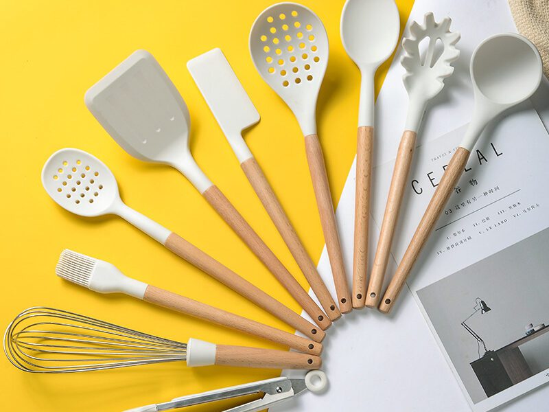 silicone kitchen utensils