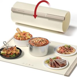 Foldable Silicone Electric Warming Tray Full Surface Heating